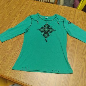 Blue Tunic with Crosses